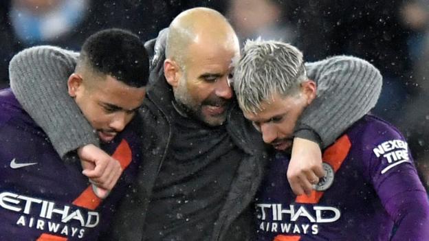 Manchester City boss Pep Guardiola hails side's fight after FA Cup win at Swansea