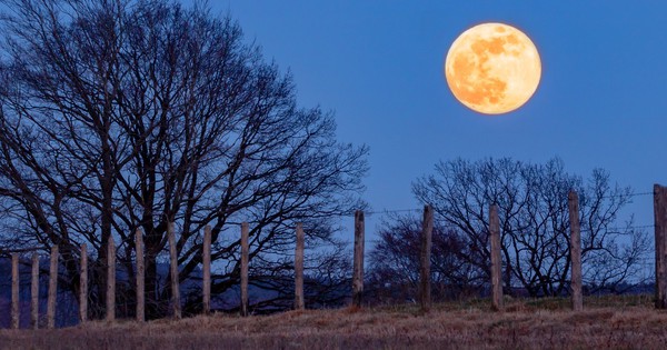 Rare supermoon coincides with the first day of spring
