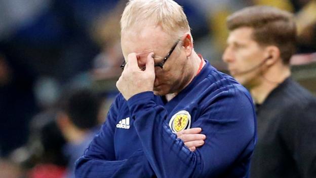 Kazakhstan 3-0 Scotland: Alex McLeish refuses to discuss future