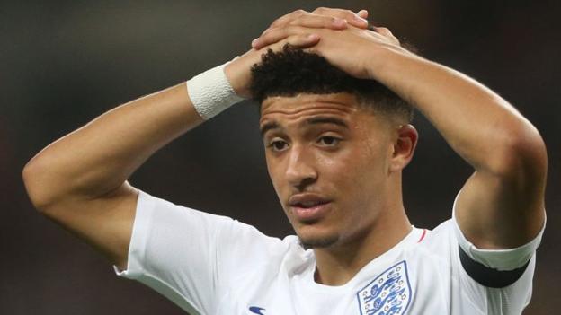 Jadon Sancho & Callum Hudson-Odoi: Gareth Southgate wary of pressure on teenagers