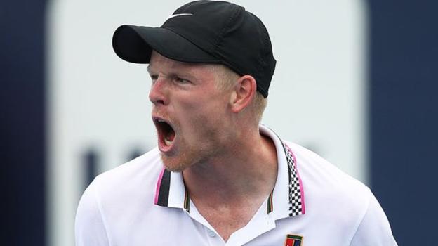 Miami Open: Kyle Edmund beats Milos Raonic to set up John Isner match