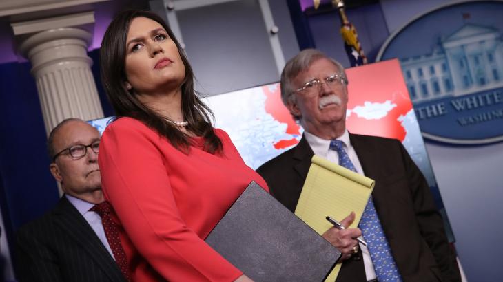 Key Words: Sarah Sanders says Mueller probe accusations were ‘equal to treason’ in heated interview with Savannah Guthrie