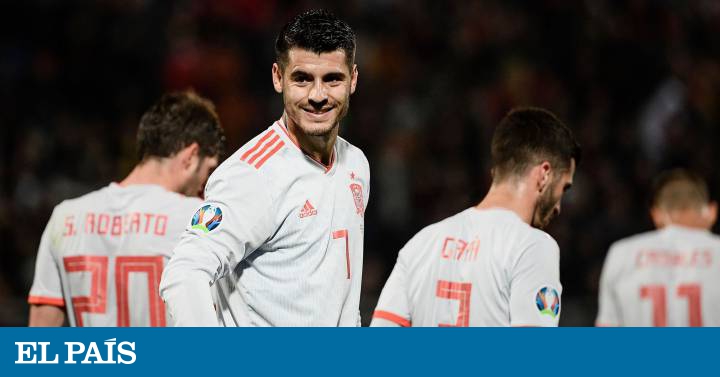 Morata maquilla a la España B