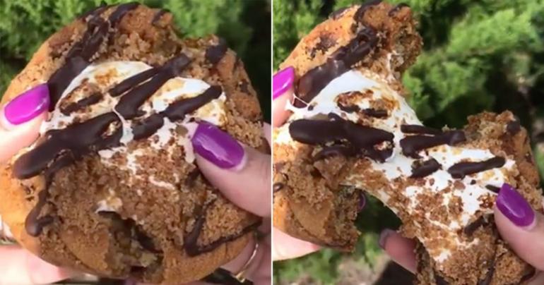 Disney World's New S'mores Gourmet Cookies Are Stuffed With Gooey Marshmallow Goodness