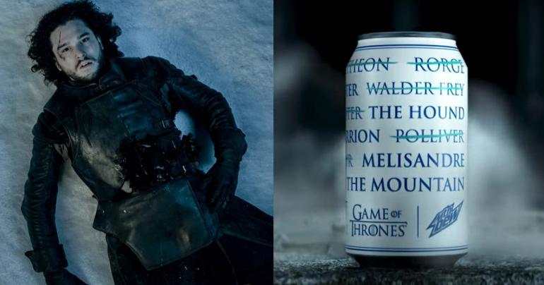 Mountain Dew Is Hosting a Game of Thrones Contest, and First Prize Is White-Walker-Approved