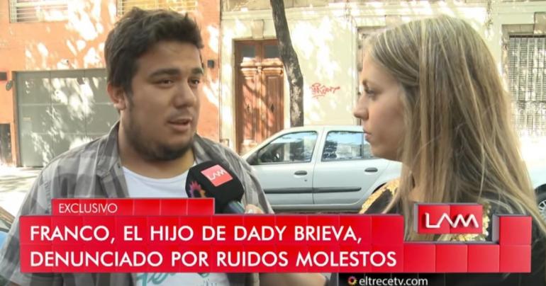 Denunciaron por ruidos molestos al hijo de Dady Brieva: "Me encontré con un timbrazo y la Policía abajo"