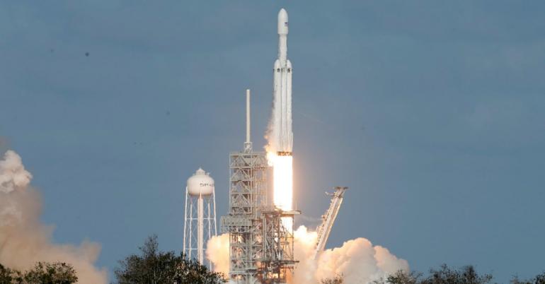 SpaceX to Launch Falcon Heavy, Carrying Large Satellite to Orbit