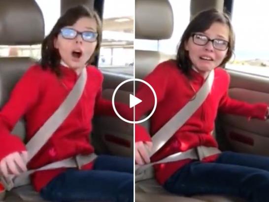 Heartwarming moment little girl finds out she’s being adopted (Video)