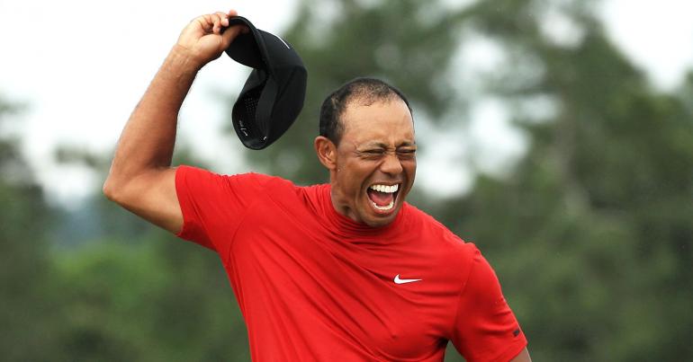 Nike shares surged by this much the last time Tiger Woods won the Masters