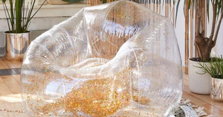 Oh My '90s! Urban Outfitters Sells Totally Rad Inflatable Glitter Bubble Chairs