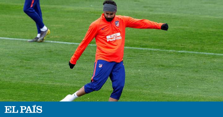 Costa vuelve a entrenarse con el Atlético un día después de negarse a hacerlo