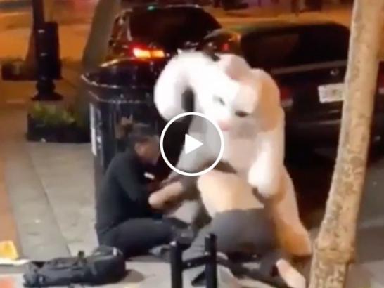 Nothing like celebrating Easter by getting the sh!t kicked out of you by the Easter Bunny (Video)