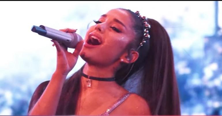 Ariana Grande, golpeada por un 'limonazo' en Coachella