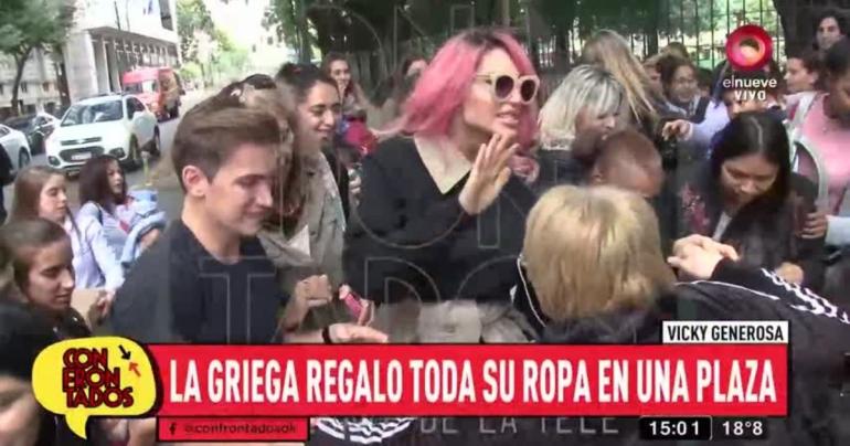 Vicky Xipolitakis organizó una juntada que terminó en saqueos y corridas