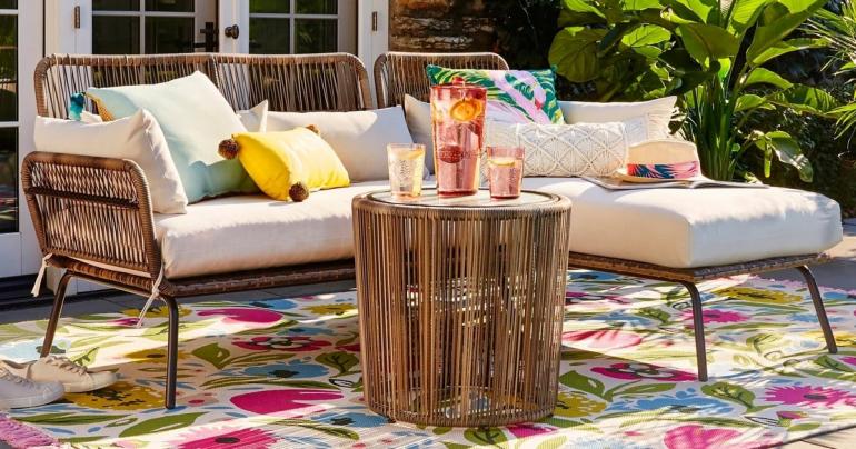 Turn Your Backyard Into a Boho Escape With These Wicker Furniture Pieces