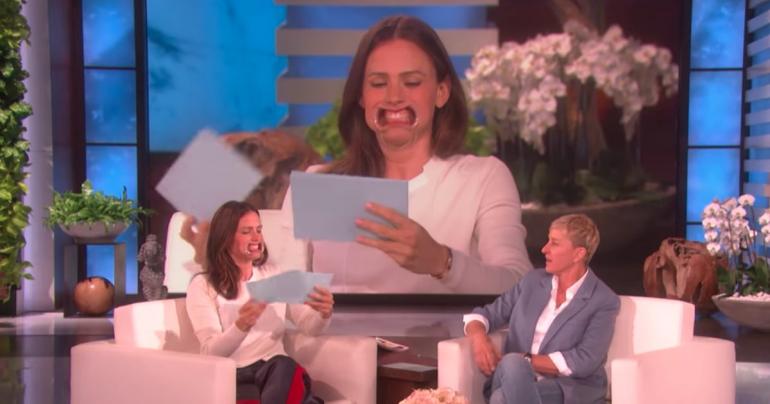 Jennifer Garner Manages to Remain Totally Adorable While Playing "Speak Out" With Ellen