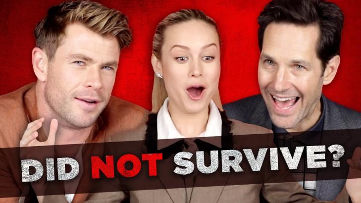 The Cast Of Avengers Endgame Tries To Survive Thanoss Snap