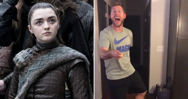 Edit Game of Thrones Fans Are Recreating THAT Arya Stark Scene, and the Videos Are Hilarious