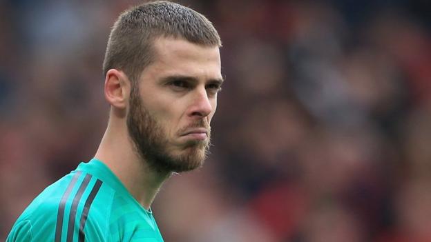 David de Gea: Man Utd goalkeeper to start against Huddersfield