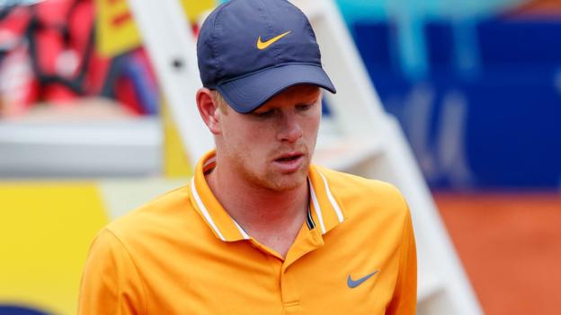 Madrid Open: Britain's Kyle Edmund knocked out in first round by Fabio Fognini