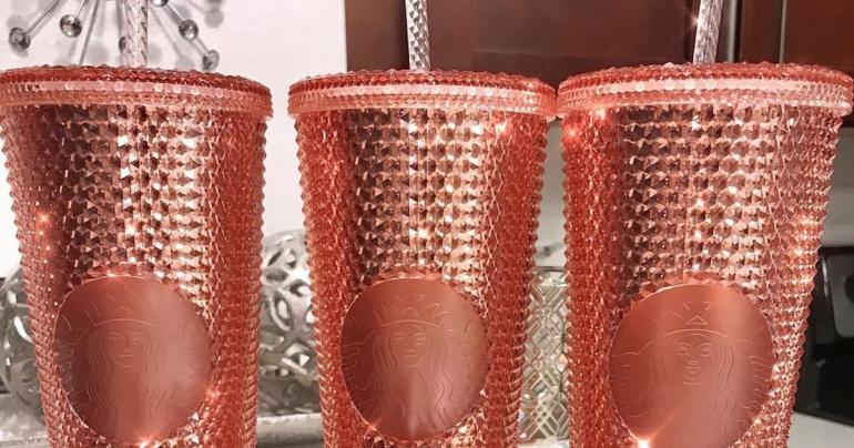 Catch Me Being the Most Extra Coffee Drinker on Earth With Starbucks's New Rose Gold Tumbler