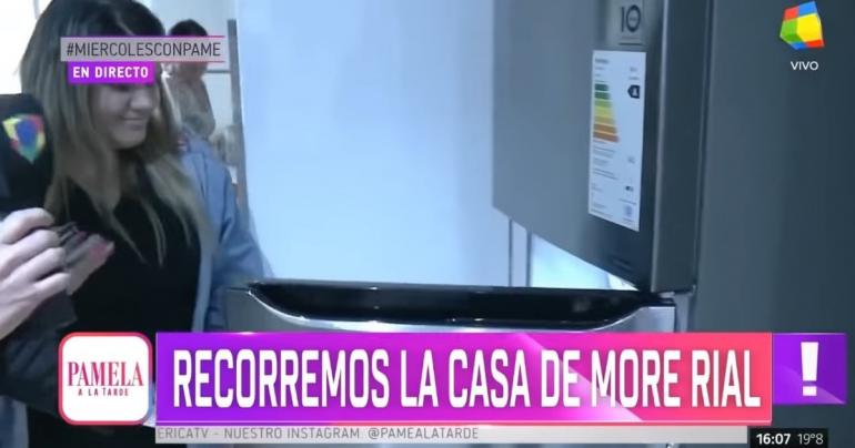 Morena Rial mostró el interior de su casa en "Pamela a la tarde"