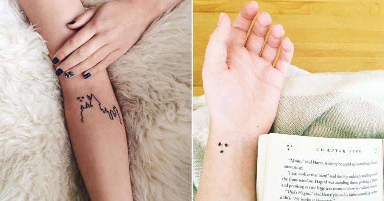 Attention, Witches and Wizards: 103 Tiny, Magical Harry Potter Tattoo Ideas