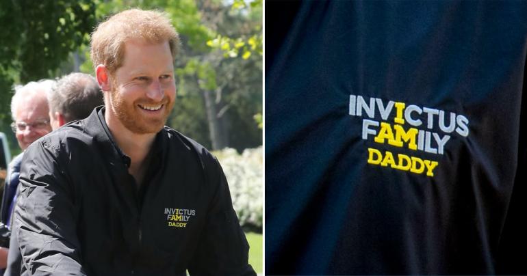 Prince Harry Wore a "Daddy" Jacket, and I Need a Minute to Process the Cuteness