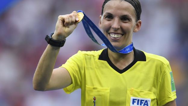 Stephanie Frappart: Female referee to take charge of Uefa Super Cup