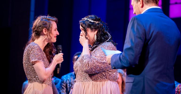 An Onstage Wedding Brings a Broadway Happy Ending to Life