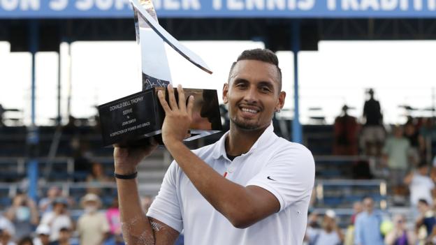 'One of my greatest weeks' - Kyrgios wins title in Washington