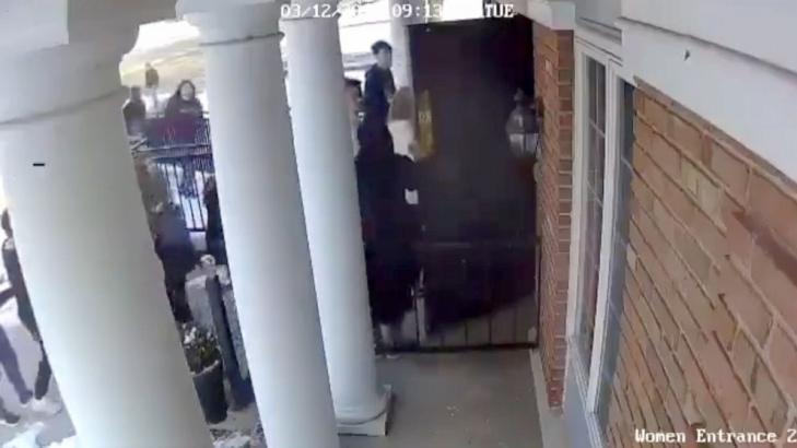Video shows 17-year-old hold open mosque doors as students run from school stabbing