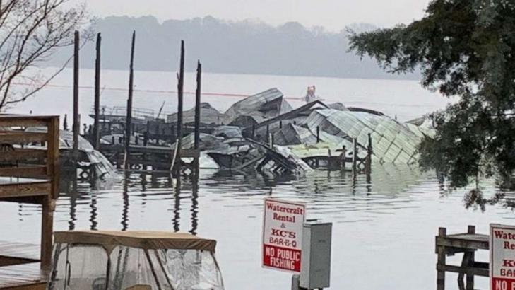 At least 8 people killed in massive dock fire that destroyed 35 boats