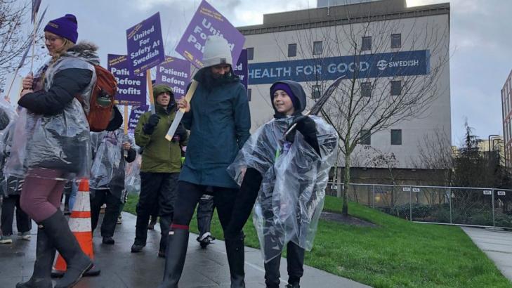 Strike by Seattle nurses, staff closes emergency rooms