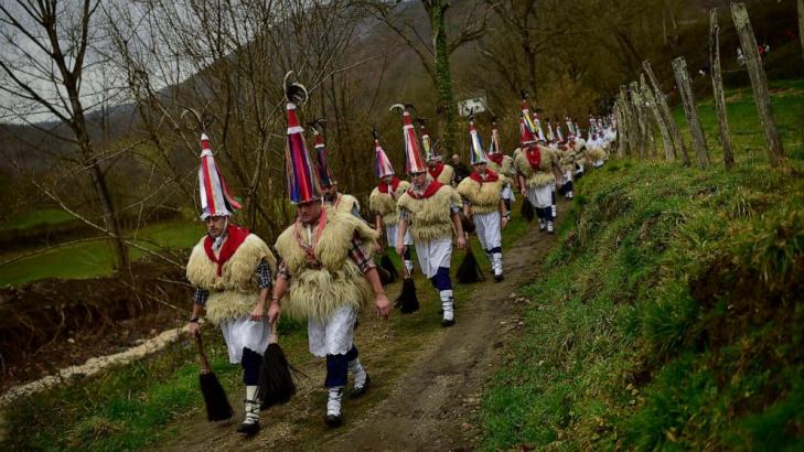 AP PHOTOS: Ancient carnival in Spain wards off evil spirits