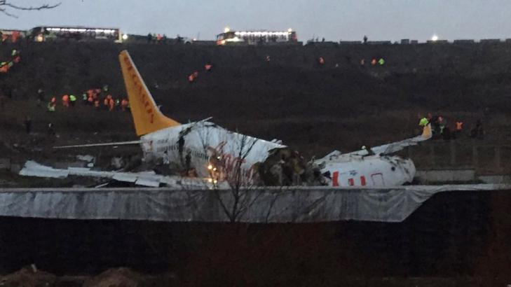 Passenger plane crashes at Istanbul airport, at least 21 injured
