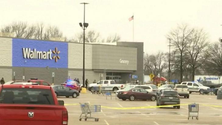 2 police officers shot at Walmart, suspect killed