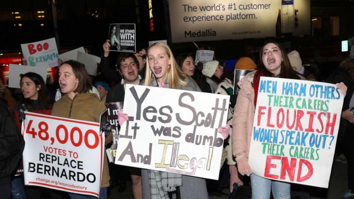 'West Side Story' opening draws protesters on Broadway