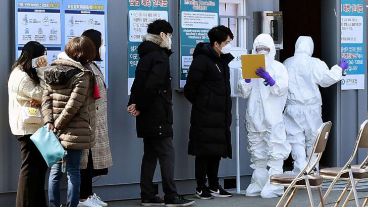 Coronavirus cases in South Korea up to 433 overnight