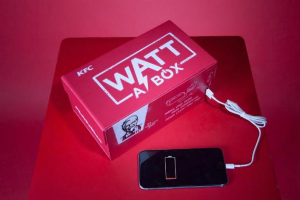 KFC Watt A Box Lets You Charge Your Phone While Eating Chicken