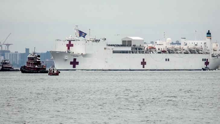 Only 20 patients currently being treated on USNS Comfort in NYC