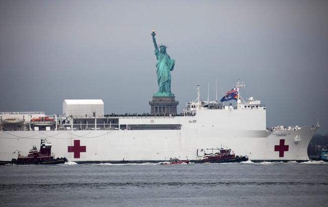 Coronavirus patients delivered to hospital ship Comfort in New York by mistake: US officials