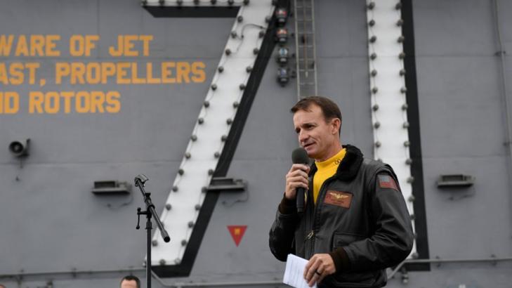 Navy leader calls fired carrier captain 'naive' or 'stupid'