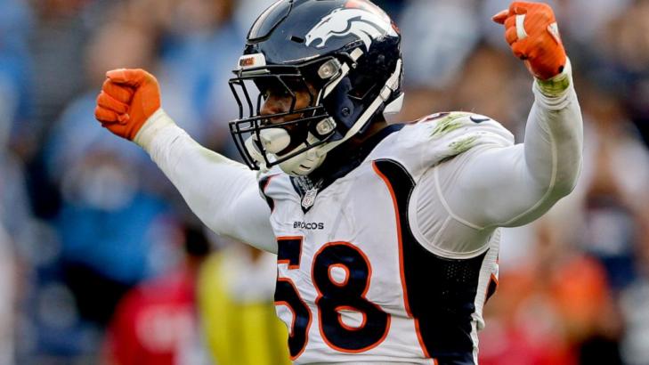 Broncos star polishing both his deejay and pass rush skills