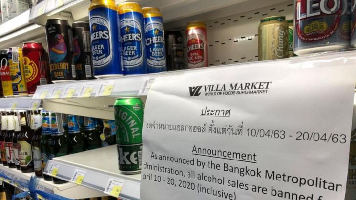No joy for Thai drinkers as ban on alcohol sales extended