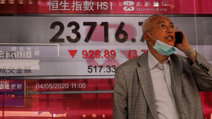 Markets drop in Asia on rising China-US tensions over virus