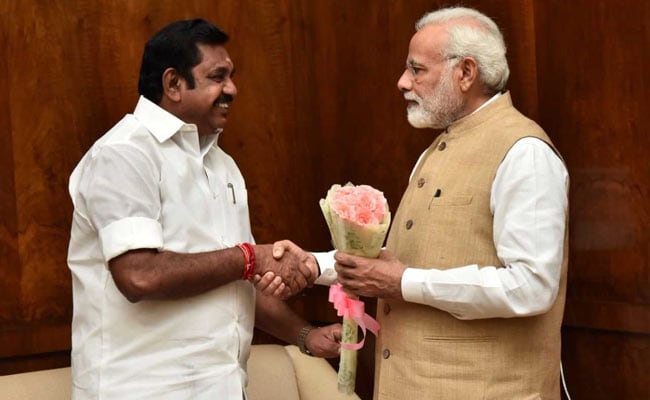 "Good Health And A Long Life": PM Wishes E Palaniswami On Birthday