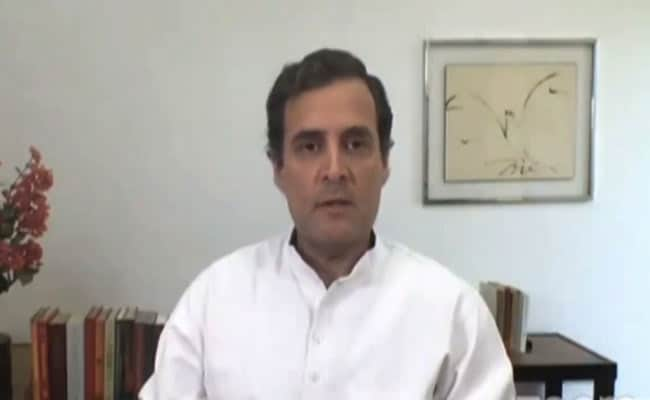 PM Should Reconsider Economic Package, Give Money To Poor: Rahul Gandhi