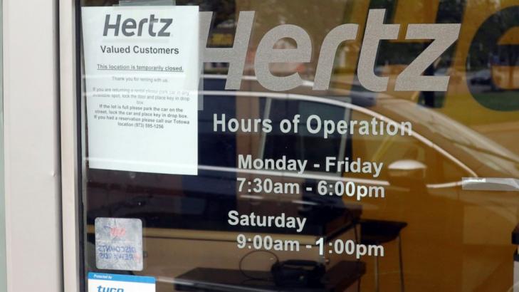 Debt and coronavirus push Hertz into bankruptcy protection