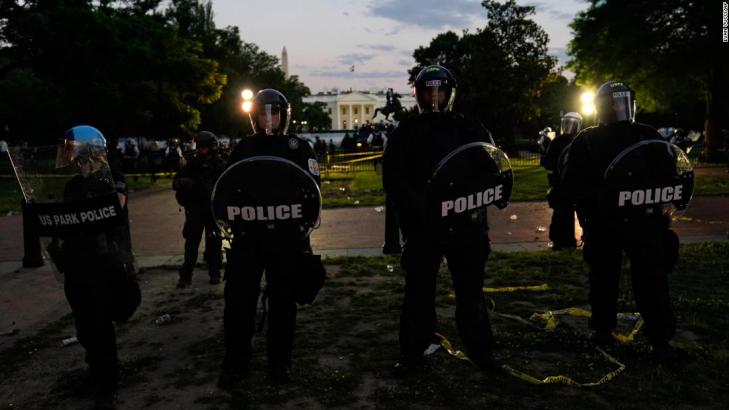Trump briefly taken to underground bunker during Friday's White House protests